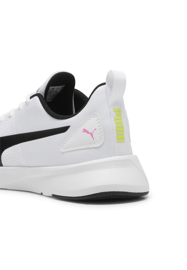 Puma - Buty do biegania Flyer PUMA White Lime Pow Green. Okazja: na co dzień. Kolor: biały, wielokolorowy, zielony