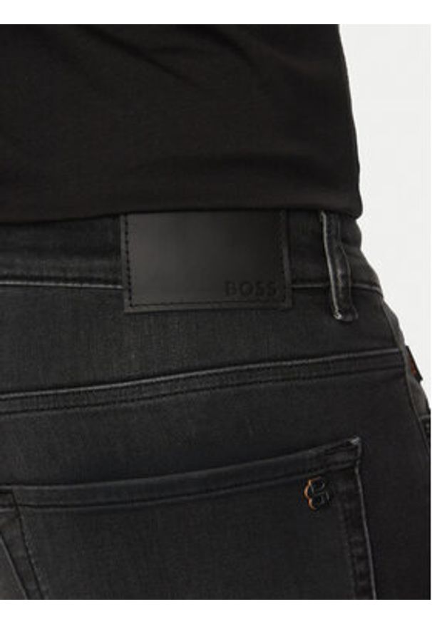 BOSS Jeansy Re Maine 50534691 Czarny Regular Fit. Kolor: czarny