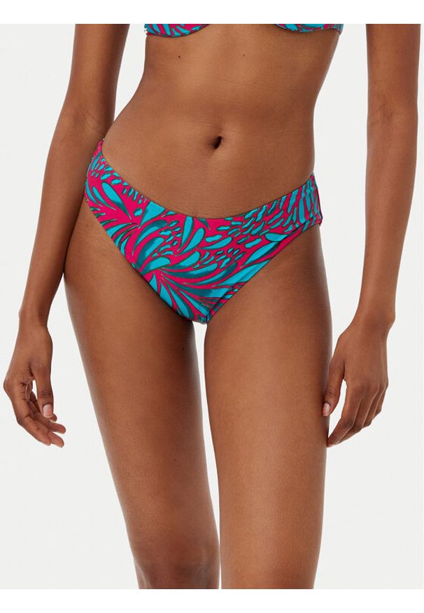 SELMARK - Selmark Dół od bikini BL702 Turkusowy. Kolor: turkusowy. Materiał: syntetyk