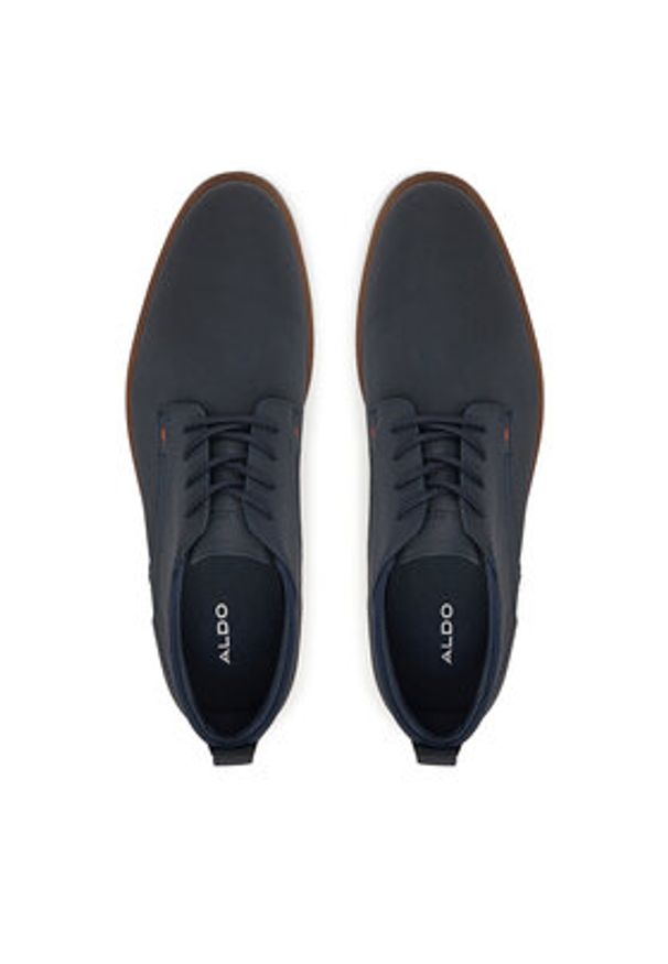 Aldo Półbuty Karson 13568597 Granatowy. Kolor: niebieski. Materiał: skóra