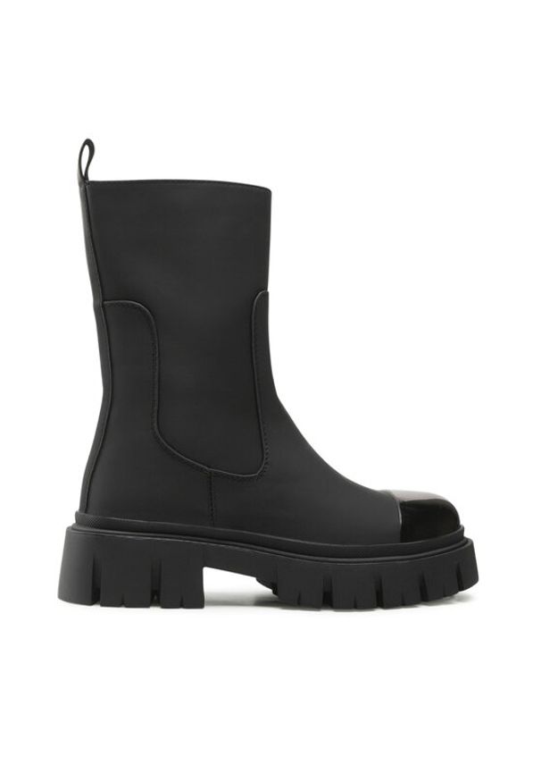 Jenny Fairy Botki WS5816-04 Czarny. Kolor: czarny. Materiał: skóra