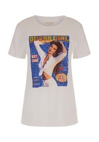 Guess T-Shirt Girl Easy W3GI18 K9SN1 Biały Regular Fit. Kolor: biały #3