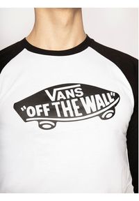 Vans Longsleeve Raglan Athletic VN000XXMYB21 Biały Slim Fit. Kolor: biały. Materiał: bawełna. Długość rękawa: długi rękaw #3