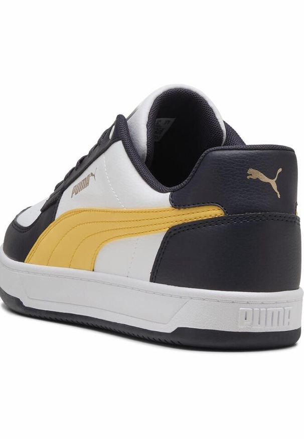 Puma - Sneakersy Caven 2.0 PUMA New Navy Sunny Yellow White Blue. Zapięcie: sznurówki. Kolor: niebieski, żółty, wielokolorowy. Materiał: syntetyk, materiał. Szerokość cholewki: normalna. Sport: turystyka piesza