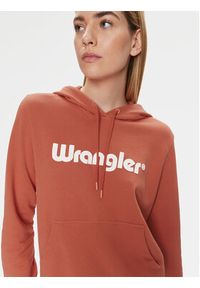 Wrangler Bluza 112350336 Pomarańczowy Regular Fit. Kolor: pomarańczowy. Materiał: bawełna #4