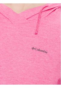 columbia - Columbia Bluza Sun Trek 1981541 Różowy Regular Fit. Kolor: różowy. Materiał: syntetyk, bawełna