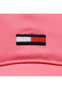 Tommy Jeans Czapka z daszkiem Elongated AW0AW15842 Różowy. Kolor: różowy. Materiał: bawełna