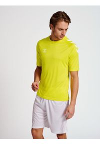 Koszulka sportowa męska Hummel Core XK Poly T-Shirt S/S. Kolor: żółty