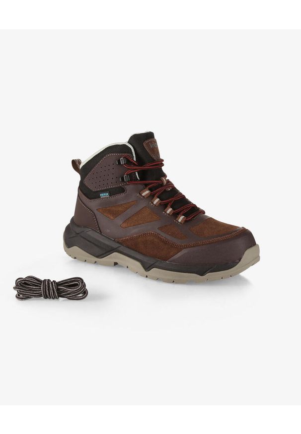 Kilpi PITON HIGH WP-U buty na zewnątrz. Kolor: brązowy. Materiał: nylon