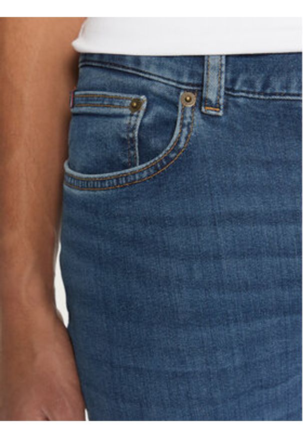 TOMMY HILFIGER - Tommy Hilfiger Jeansy Core Bleecker MW0MW39041 Niebieski Straight Fit. Kolor: niebieski