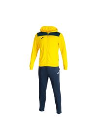 Dres Joma Phoenix II. Kolor: niebieski, wielokolorowy, żółty. Materiał: dresówka. Sport: fitness, piłka nożna #1