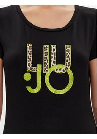 Liu Jo T-Shirt VA4227 JS360 Czarny Regular Fit. Kolor: czarny. Materiał: wiskoza #5