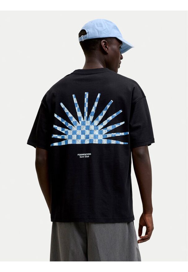 Jack & Jones T-Shirt Solana 12296270 Czarny Regular Fit. Kolor: czarny. Materiał: bawełna