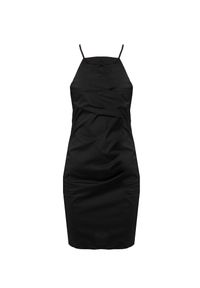 Pinko Sukienka "Strelizia" | 101896 A16B | Kobieta | Czarny. Okazja: na imprezę. Kolor: czarny. Materiał: elastan, poliamid, bawełna. Długość rękawa: na ramiączkach. Długość: mini #5