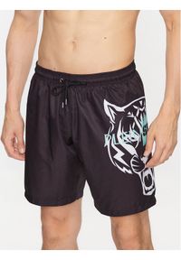 Plein Sport Szorty kąpielowe Tiger SACC MMX0049 SXV005N Czarny Regular Fit. Kolor: czarny. Materiał: syntetyk. Styl: sportowy