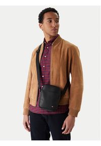 TOMMY HILFIGER - Tommy Hilfiger Saszetka Th Flag Mini Reporter AM0AM14015 Czarny. Kolor: czarny. Materiał: skóra #6