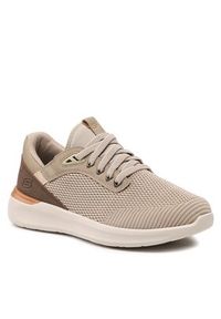 skechers - Skechers Sneakersy Lasiter 210406/TPE Brązowy. Kolor: brązowy. Materiał: materiał #4