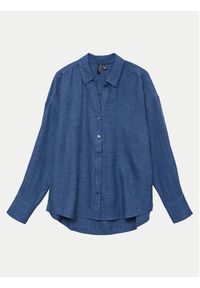 Vero Moda Koszula Melaney 10316389 Granatowy Loose Fit. Kolor: niebieski. Materiał: syntetyk #5