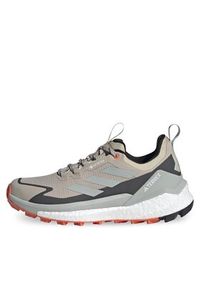 Adidas - adidas Trekkingi Terrex Free Hiker 2.0 Low GORE-TEX Hiking Shoes IG3202 Beżowy. Kolor: beżowy. Materiał: materiał