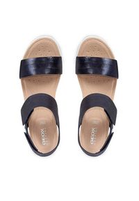 Geox Sandały D Sandal Vega D02R6F 09ACF C4322 Granatowy. Kolor: niebieski. Materiał: skóra #4