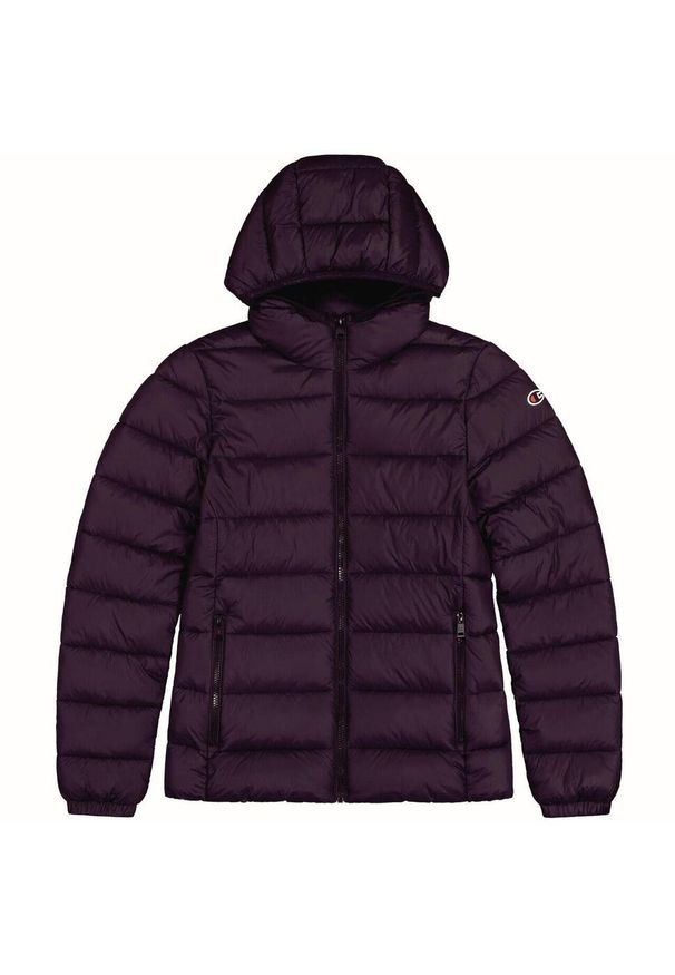 Kurtka damska Champion Hooded Polyfilled. Kolor: fioletowy. Materiał: puch