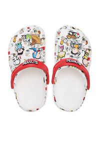 Crocs Klapki Crocs Peanuts Classic Clog Kids 208630 Biały. Kolor: biały #7