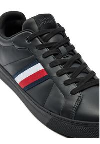 TOMMY HILFIGER - Tommy Hilfiger Sneakersy Icon Court FM0FM05163 Czarny. Kolor: czarny. Materiał: skóra #5