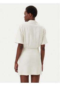 Calvin Klein Jeans Sukienka koszulowa J20J225297 Beżowy Regular Fit. Kolor: beżowy. Materiał: wiskoza. Typ sukienki: koszulowe #5