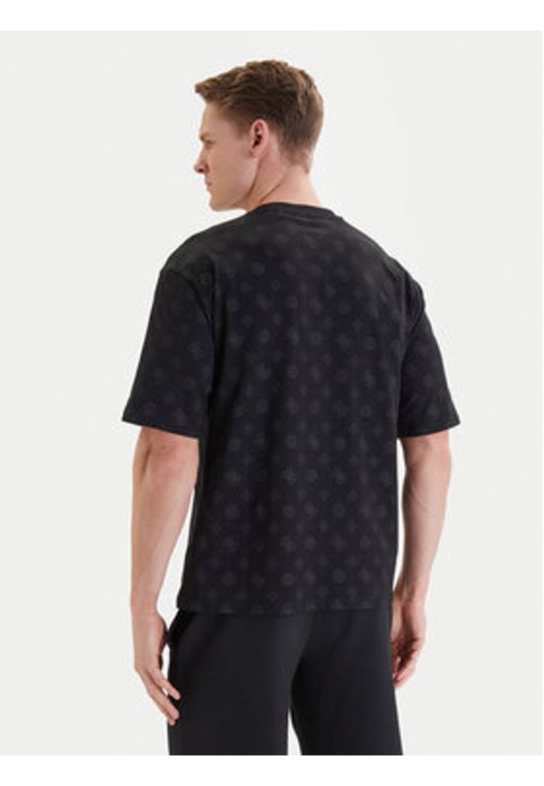 Guess T-Shirt Z6GI07 K2852 Czarny Relaxed Fit. Kolor: czarny. Materiał: bawełna