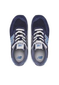 New Balance Sneakersy GC574ND1 Granatowy. Kolor: niebieski. Materiał: zamsz, skóra. Model: New Balance 574 #2