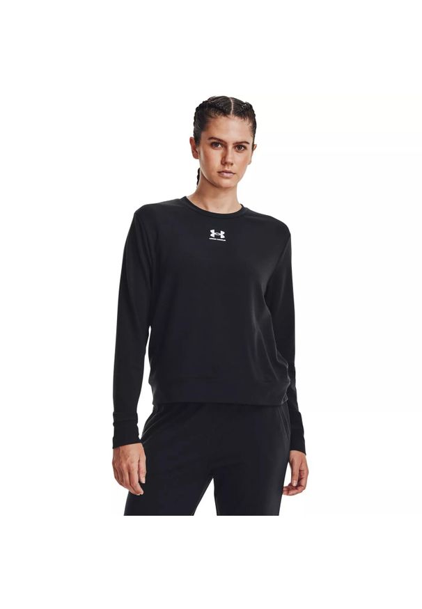 Koszulka damska z długim rękawem Under Armour 1369856. Kolor: czarny. Długość rękawa: długi rękaw. Długość: długie