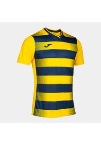 Koszulka do piłki nożnej męska Joma Europa V. Kolor: wielokolorowy, niebieski, żółty. Sport: piłka nożna #1