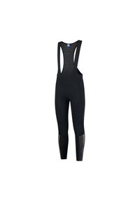 ROGELLI - Spodnie rowerowe męskie Rogelli Essential HiVis z wkładką żelową. Kolor: czarny