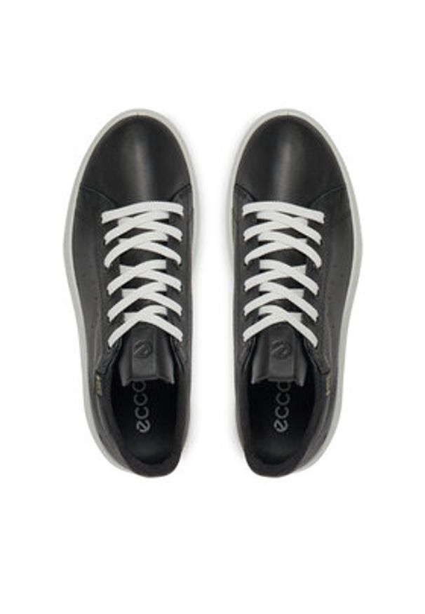 ecco - ECCO Sneakersy Street 720 W 20976301001 Czarny. Kolor: czarny. Materiał: skóra