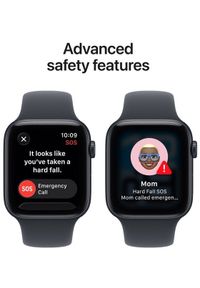 APPLE - Watch SE 3 44mm Midnight /Midnight Sport Band - M/L. Styl: sportowy