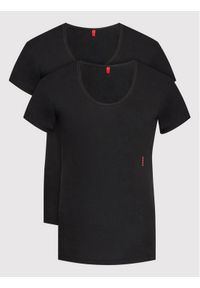 Hugo Komplet 2 t-shirtów Twin 50469660 Czarny Regular Fit. Kolor: czarny. Materiał: bawełna #1