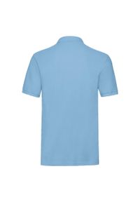 FRUIT OF THE LOOM - Koszulka Polo Premium Unisex Dla Dorosłych. Typ kołnierza: polo. Kolor: niebieski