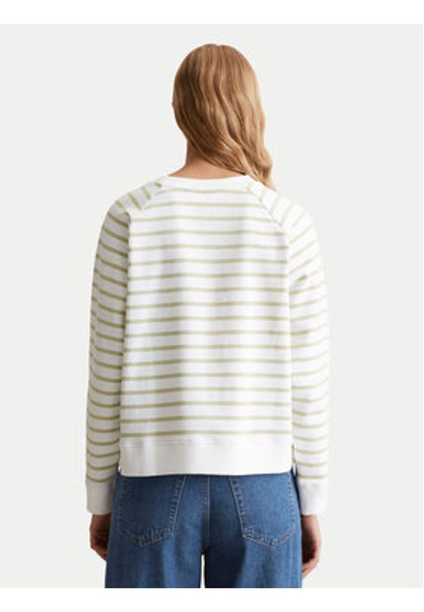 Marc O'Polo Denim Bluza 500 0006 574 Zielony Oversize. Typ kołnierza: polo. Kolor: zielony. Materiał: bawełna