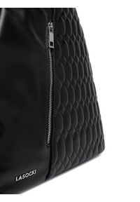 Lasocki Plecak CEO-LSK-L-013-09 Czarny. Kolor: czarny. Materiał: materiał #4