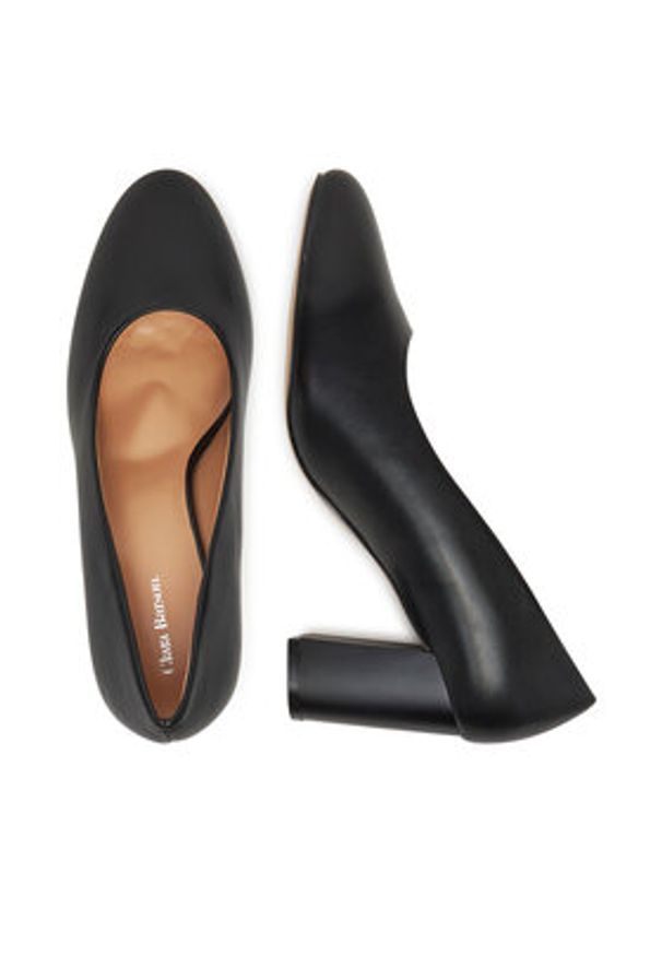 Clara Barson Czółenka WFA2484-1 Czarny. Kolor: czarny. Materiał: materiał