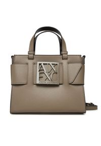 Armani Exchange Torebka 942690 0A874 U6242 Brązowy. Kolor: brązowy. Materiał: skórzane