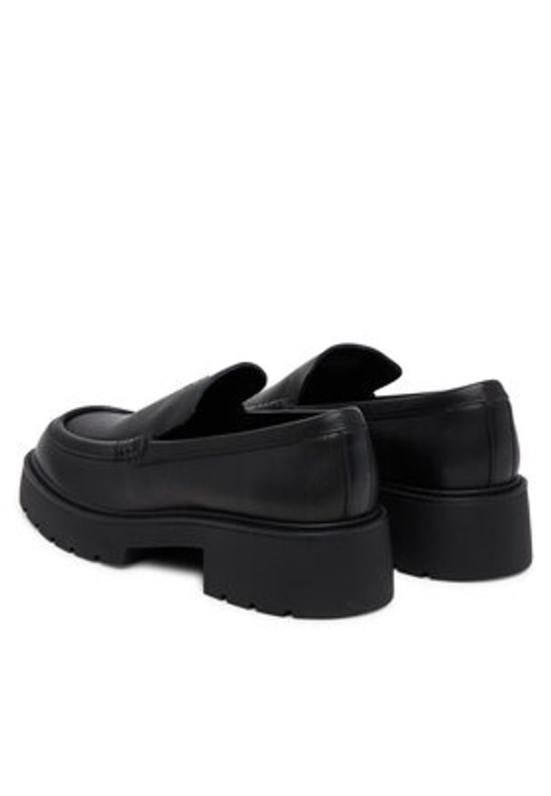 Calvin Klein Jeans Loafersy Chunky Cupsole Ru Patch Lth YW0YW01862 Czarny. Kolor: czarny. Materiał: skóra