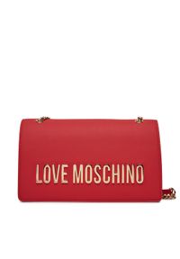 Love Moschino - LOVE MOSCHINO Torebka JC4192PP1IKD0500 Czerwony. Kolor: czerwony. Materiał: skórzane