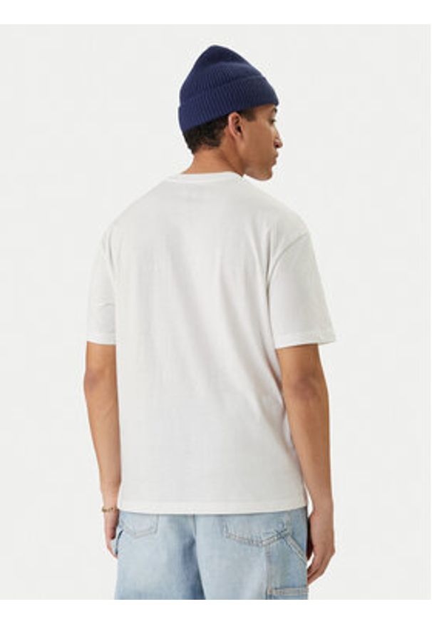 DC Shoes T-Shirt Manteca Tribute EDYZT04360 Biały Regular Fit. Kolor: biały. Materiał: bawełna