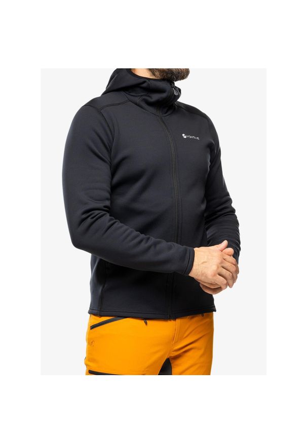 Bluza z kapturem męska Montane Fury Hoodie. Typ kołnierza: kaptur. Kolor: czarny. Sezon: zima. Sport: narciarstwo