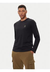 Aeronautica Militare Longsleeve 252TS2468UJ00703 Czarny Regular Fit. Kolor: czarny. Materiał: bawełna. Długość rękawa: długi rękaw