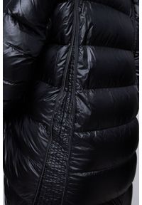 DIEGO M Czarna damska kurtka puchowa z kapturem, Rozmiar 38 EU - 42 IT. Typ kołnierza: kaptur. Kolor: czarny. Materiał: puch #2