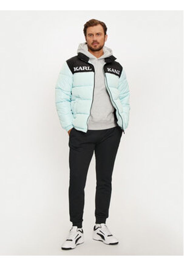 Karl Kani Kurtka zimowa Retro Essential 60760011 Niebieski Regular Fit. Kolor: niebieski. Materiał: syntetyk. Sezon: zima. Styl: retro