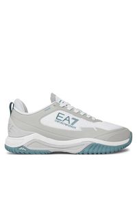 Sneakersy EA7 Emporio Armani. Kolor: biały. Styl: rockowy #1