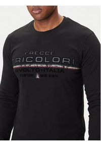 Aeronautica Militare Longsleeve 252TS2474UJ00641 Czarny Regular Fit. Kolor: czarny. Materiał: bawełna. Długość rękawa: długi rękaw #3